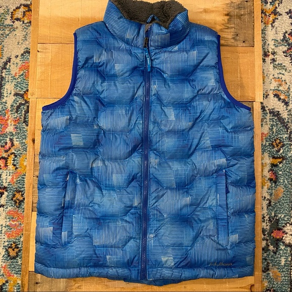 L.L Bean Downtek Puffer Vest Boy’s L 14-16 EUC